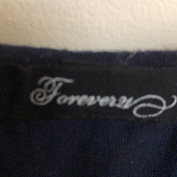 Forever 21 at navy blue dress - Picture 3 of 3